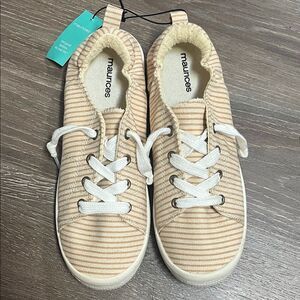Maurices Striped Canvas Sneakers
